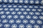 Preview: Jersey | Retro Hearts Herzen Kreise Blumen | jeansblau